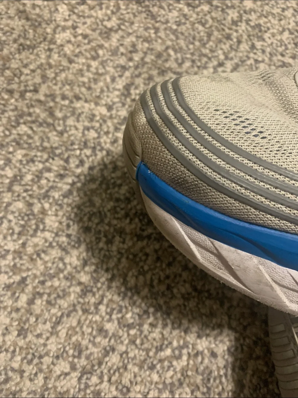 Hoka One One light gray